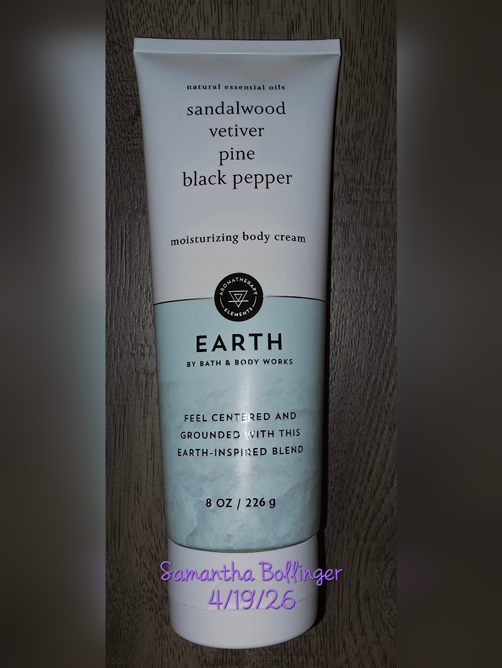 Bath & Body Works Earth Pine Black Pepper Moisturizing Body Cream
